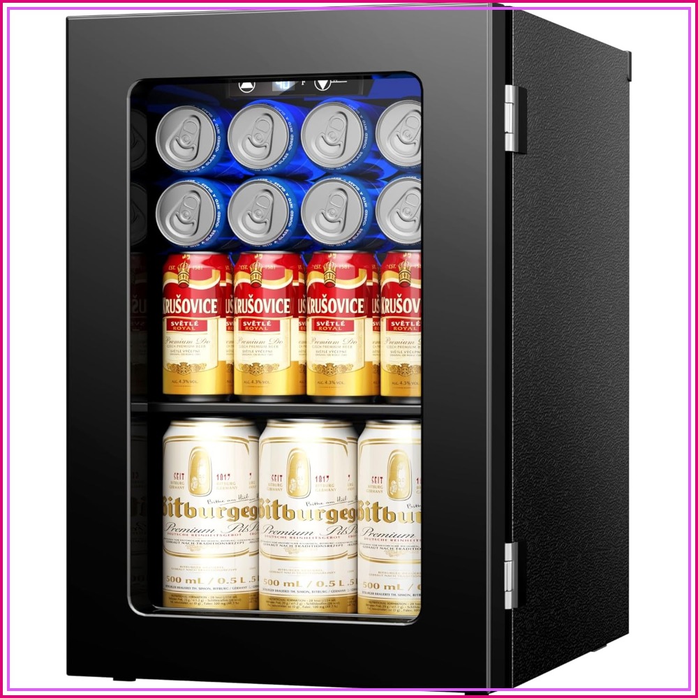 Wine Beer Images - 6-Bottle & 6-Can Compact Fridge, Freestanding
