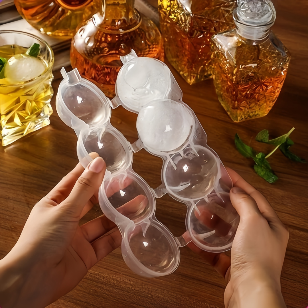 Wine Beer Whiskey - 4 Hole Ice Hockey Mold Quick