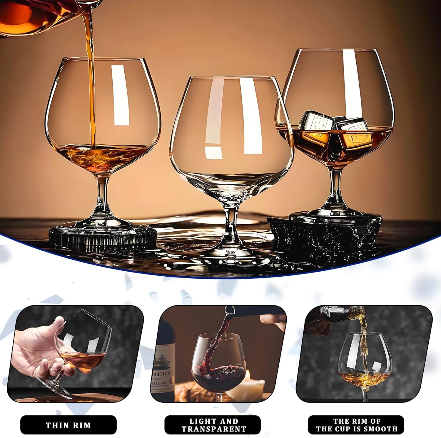 Cognac Glasses Set of 2 - 11.5 – обзор и цена Wine Beer Images