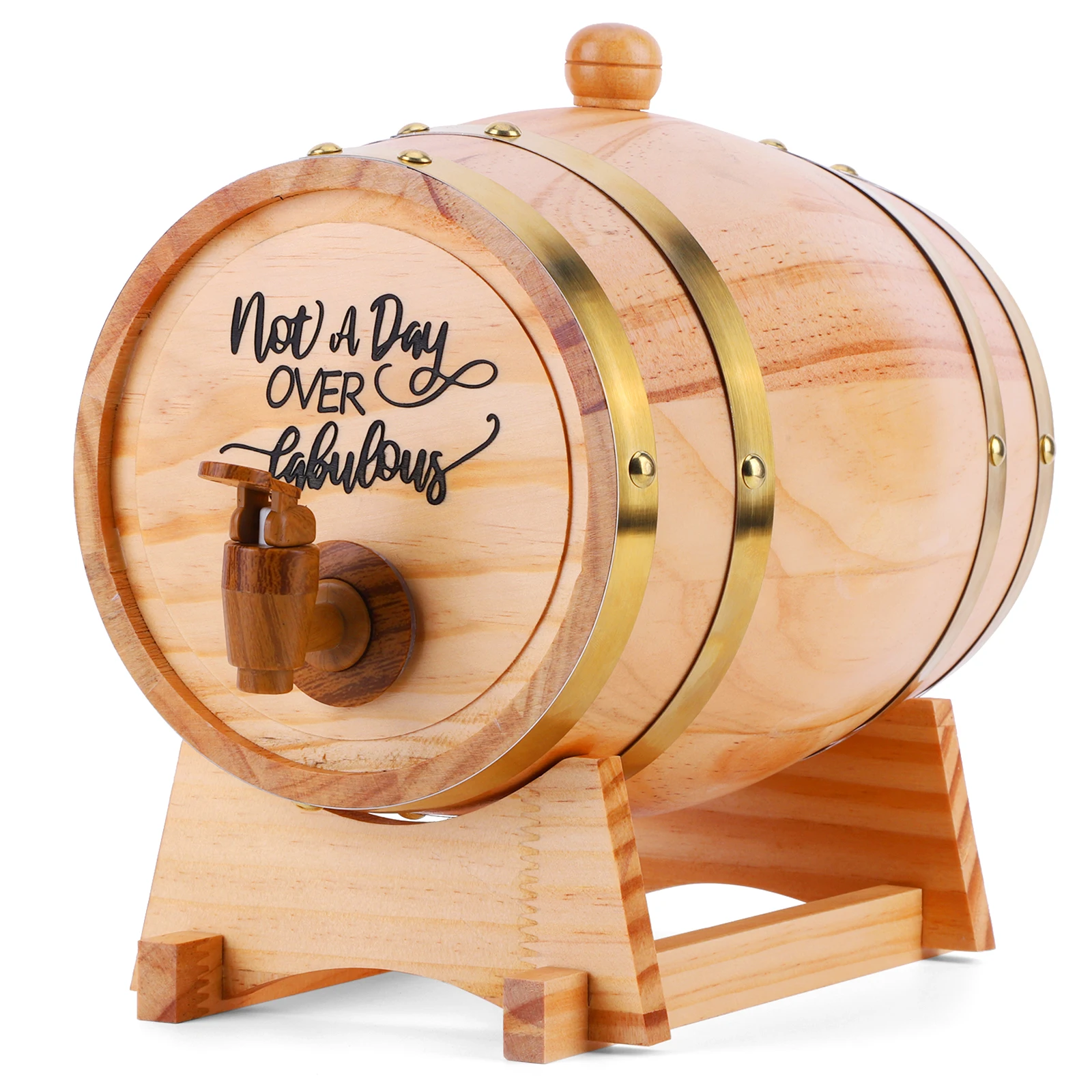 3L Wooden Whiskey Barrel with  – обзор и цена Wine Beer Whiskey