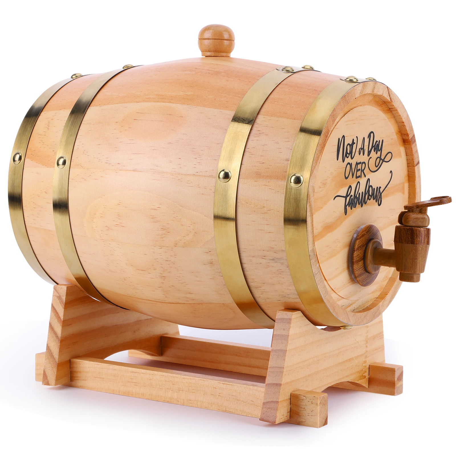 3L Wooden Whiskey Barrel with  – обзор и цена Wine Beer Whiskey
