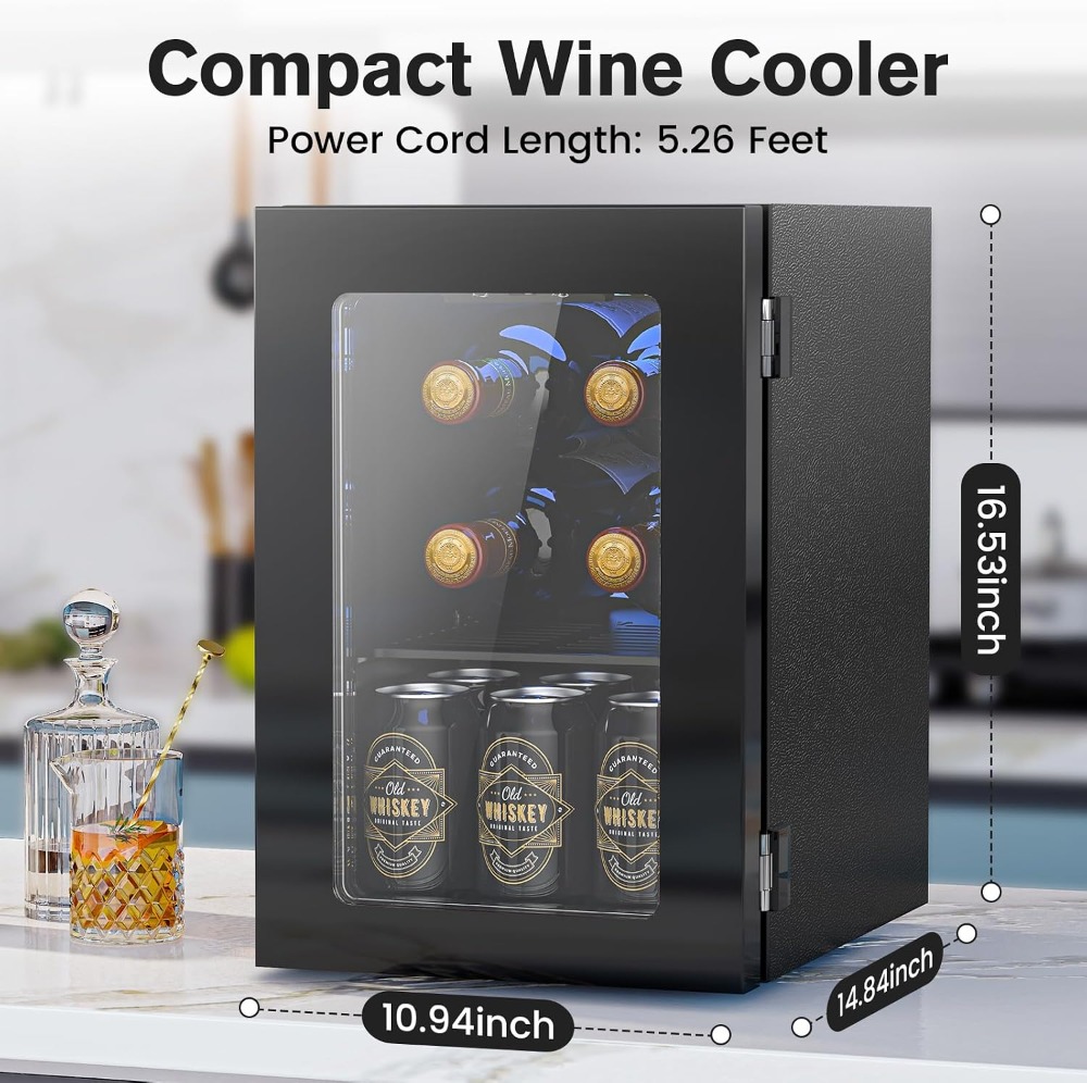 24 Can Wine Fridge Freestandin – обзор и цена Wine Beer Images