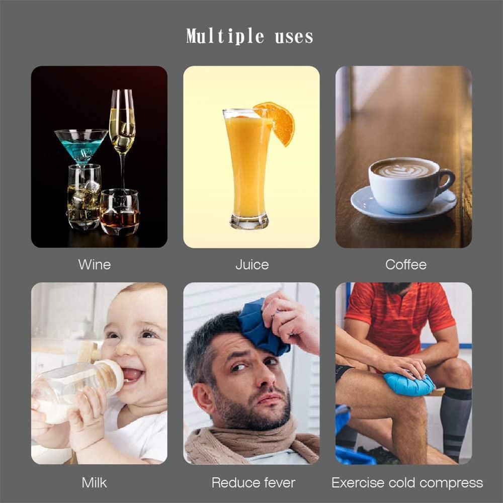 Reusable Stainless Steel Ice C – обзор и цена Wine Beer Whiskey
