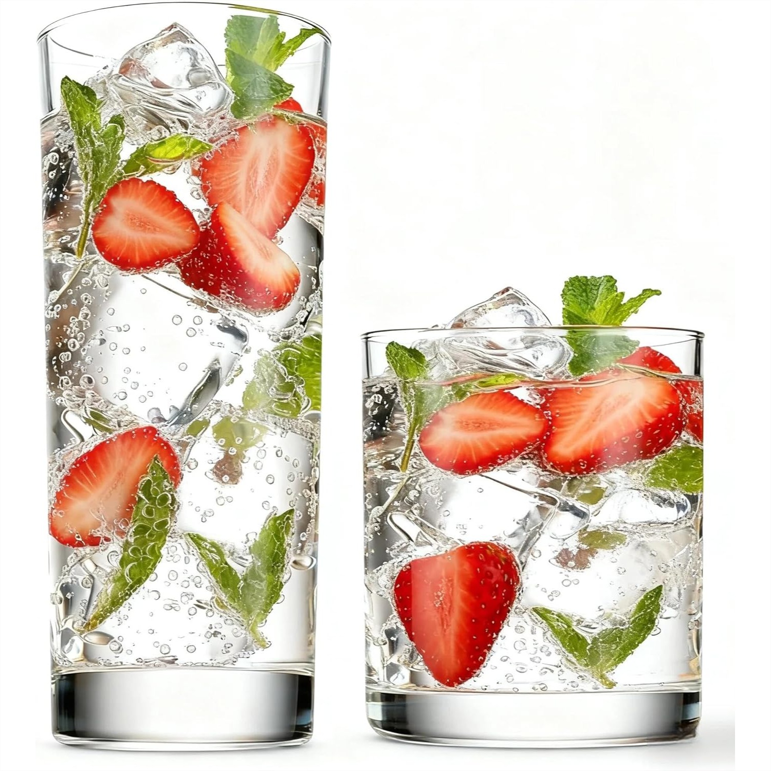 Everyday Drinking Glasses Set  – обзор и цена Wine Beer Images