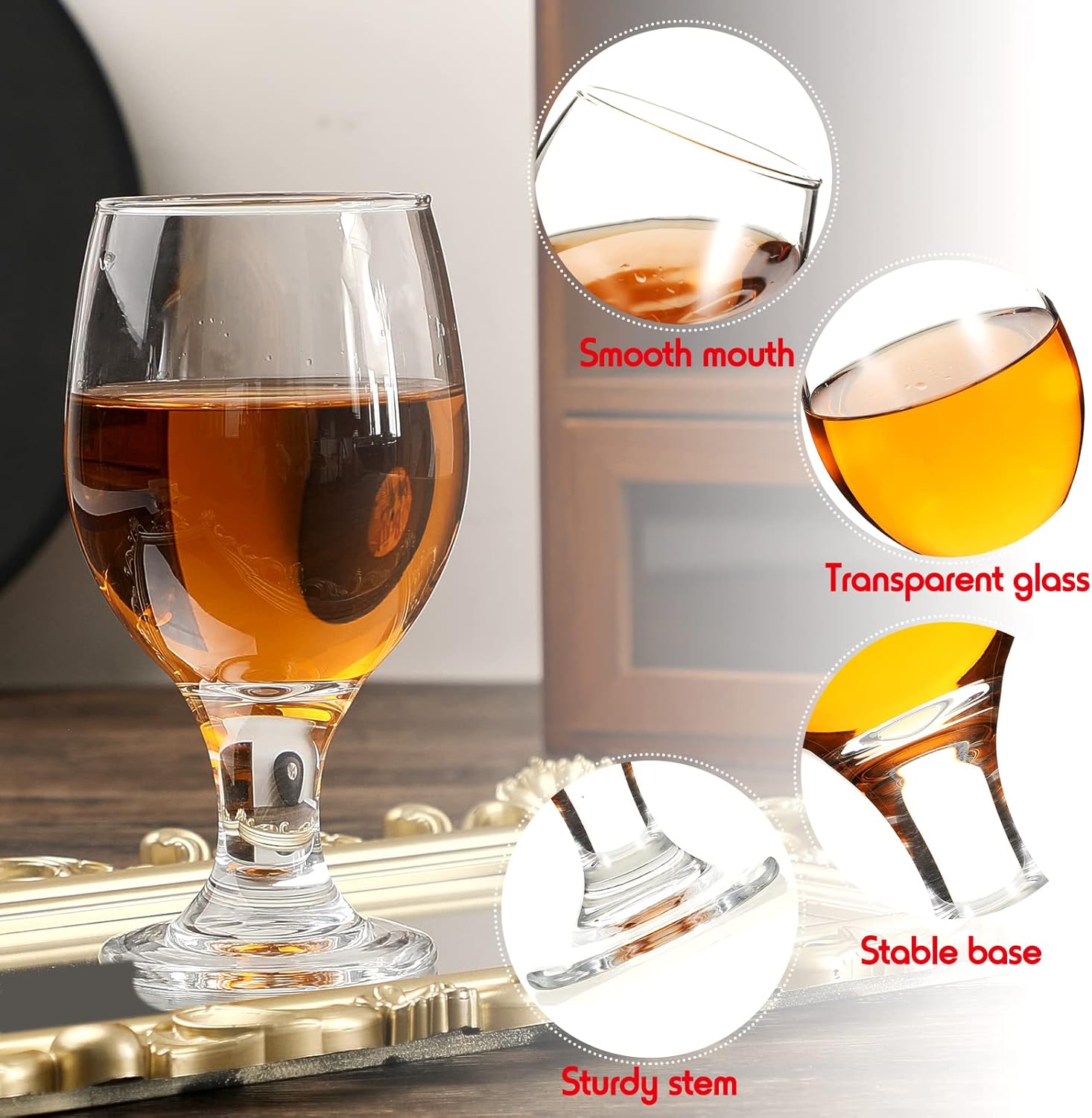 12 Crystal Stemmed Water Glass – обзор и цена Wine Beer Images