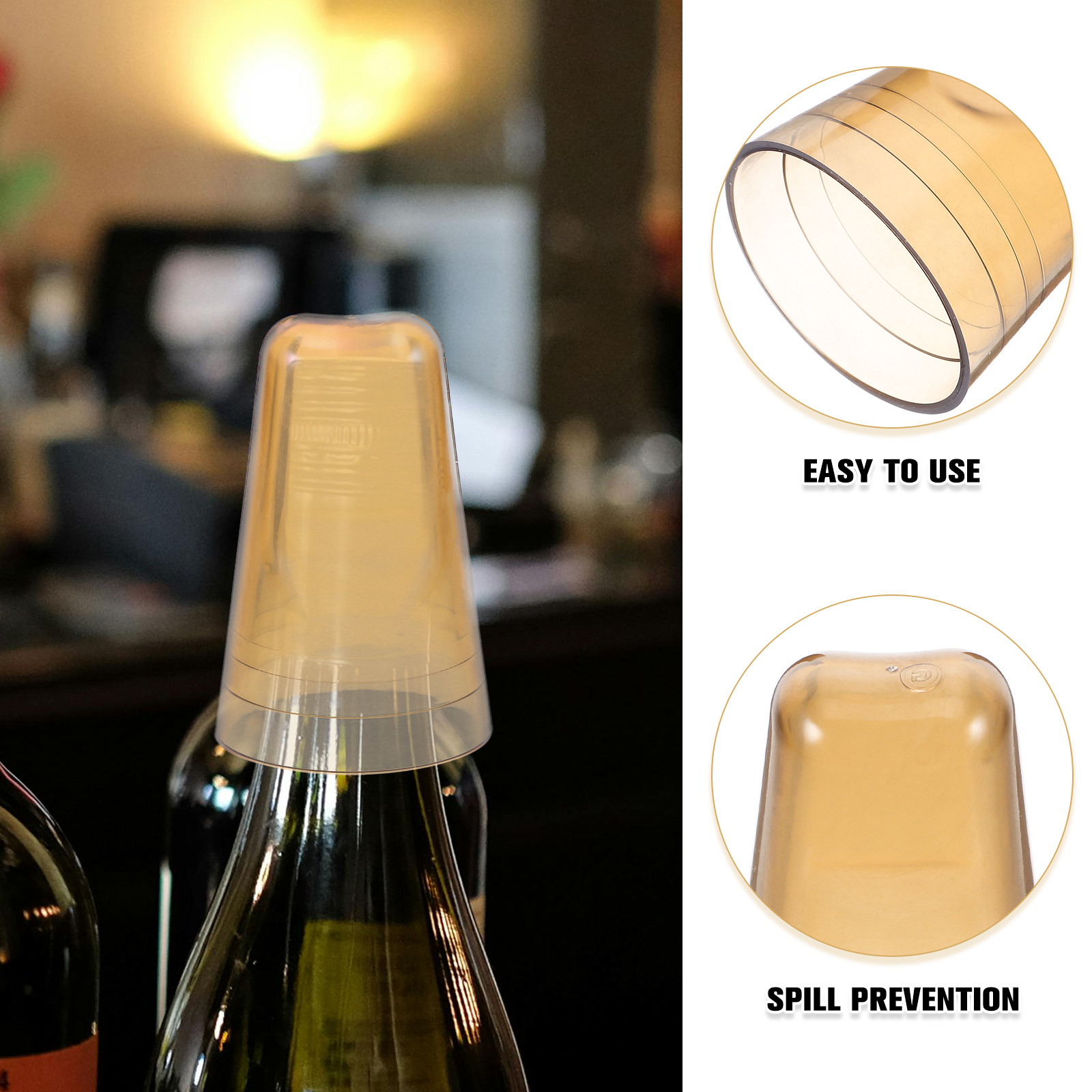 6Pcs Wine Bottle Cover Cap Pou – обзор и цена Wine Beer Whiskey