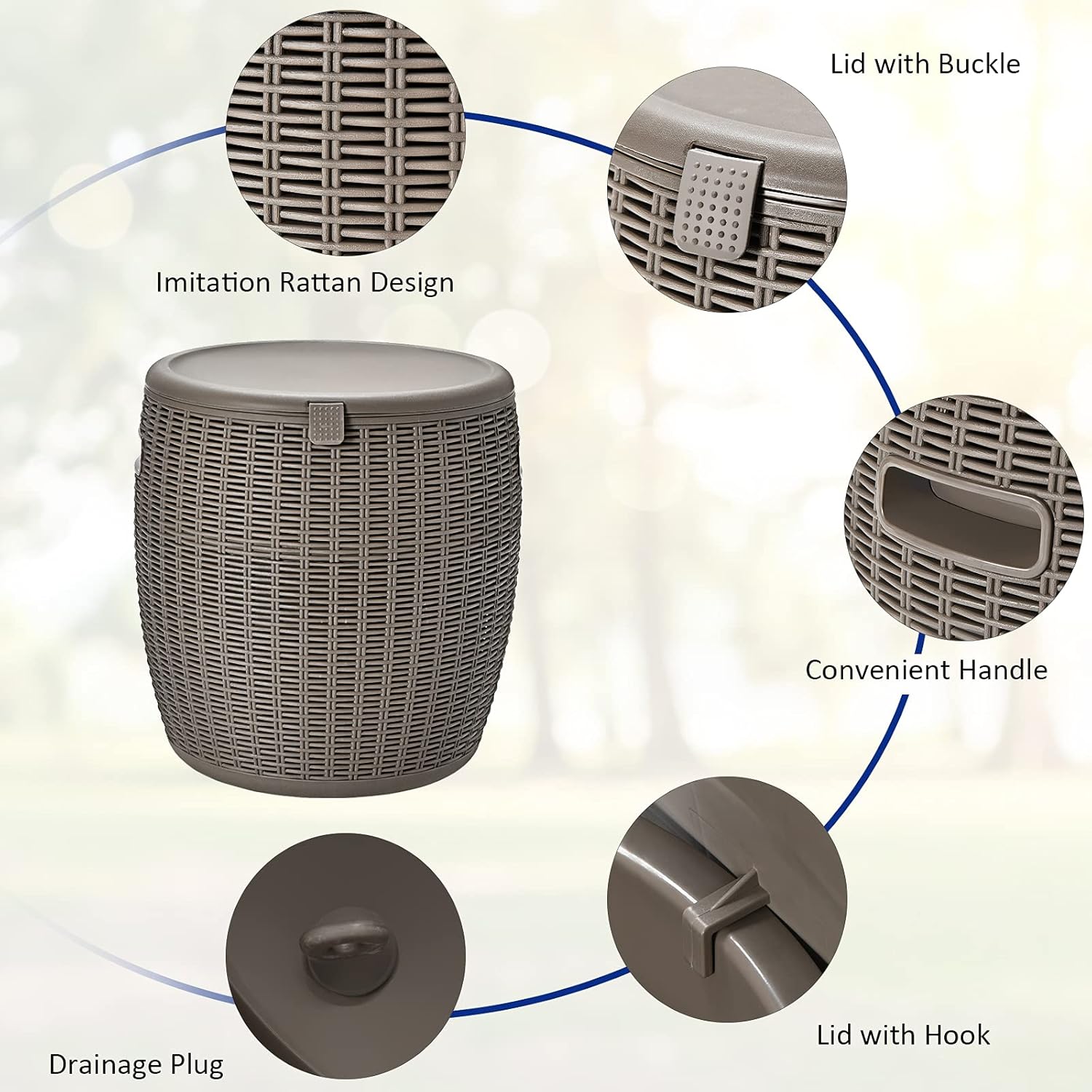 9.5 Gallon Wicker Ice Cooler,  – обзор и цена Wine Beer Images