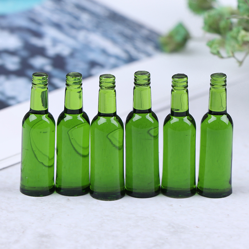 6pcs 1:12 Dollhouse Miniature  – обзор и цена Wine In Beer Bottle