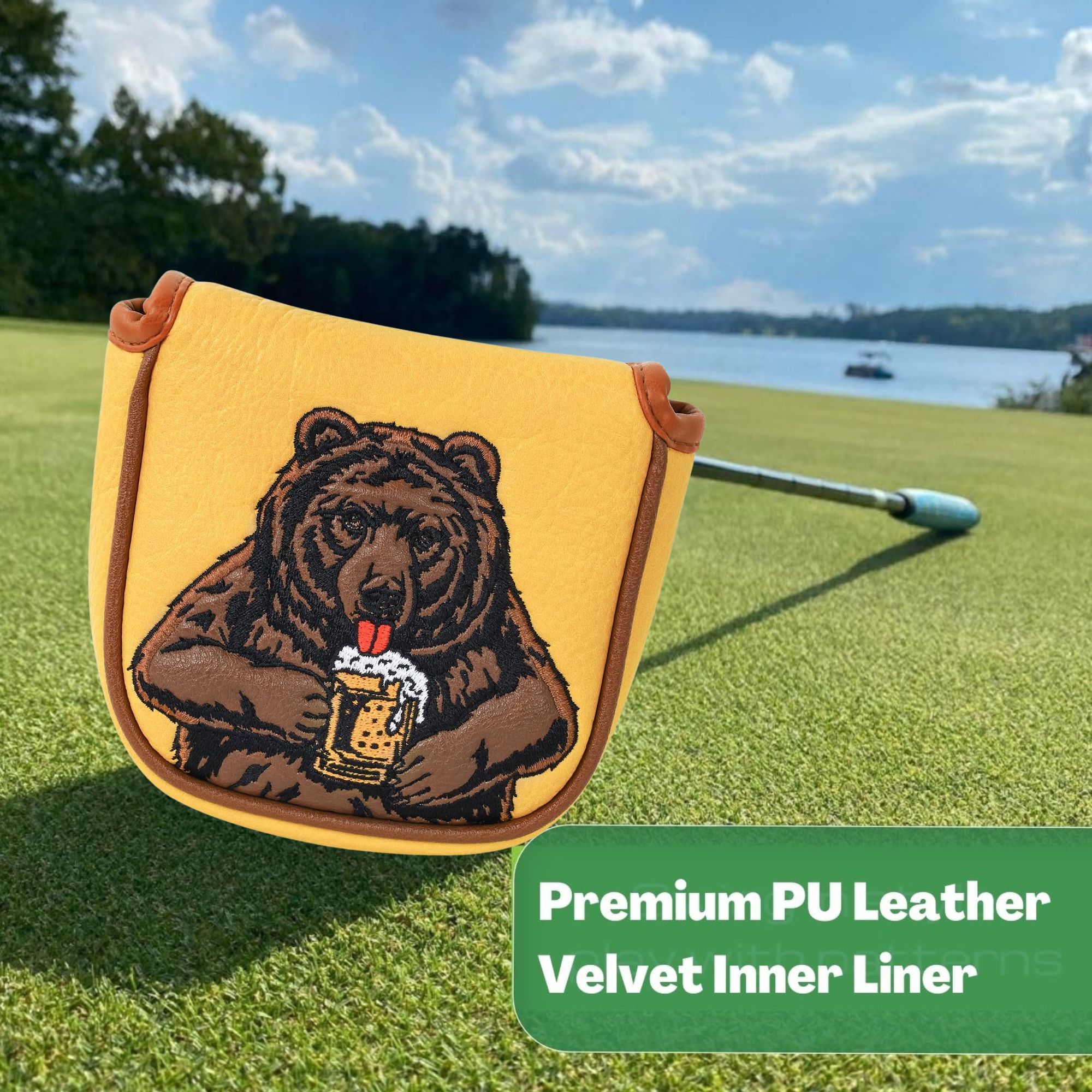 Golf Club Head Cover Golf Head – обзор и цена Beer & Wine Grab
