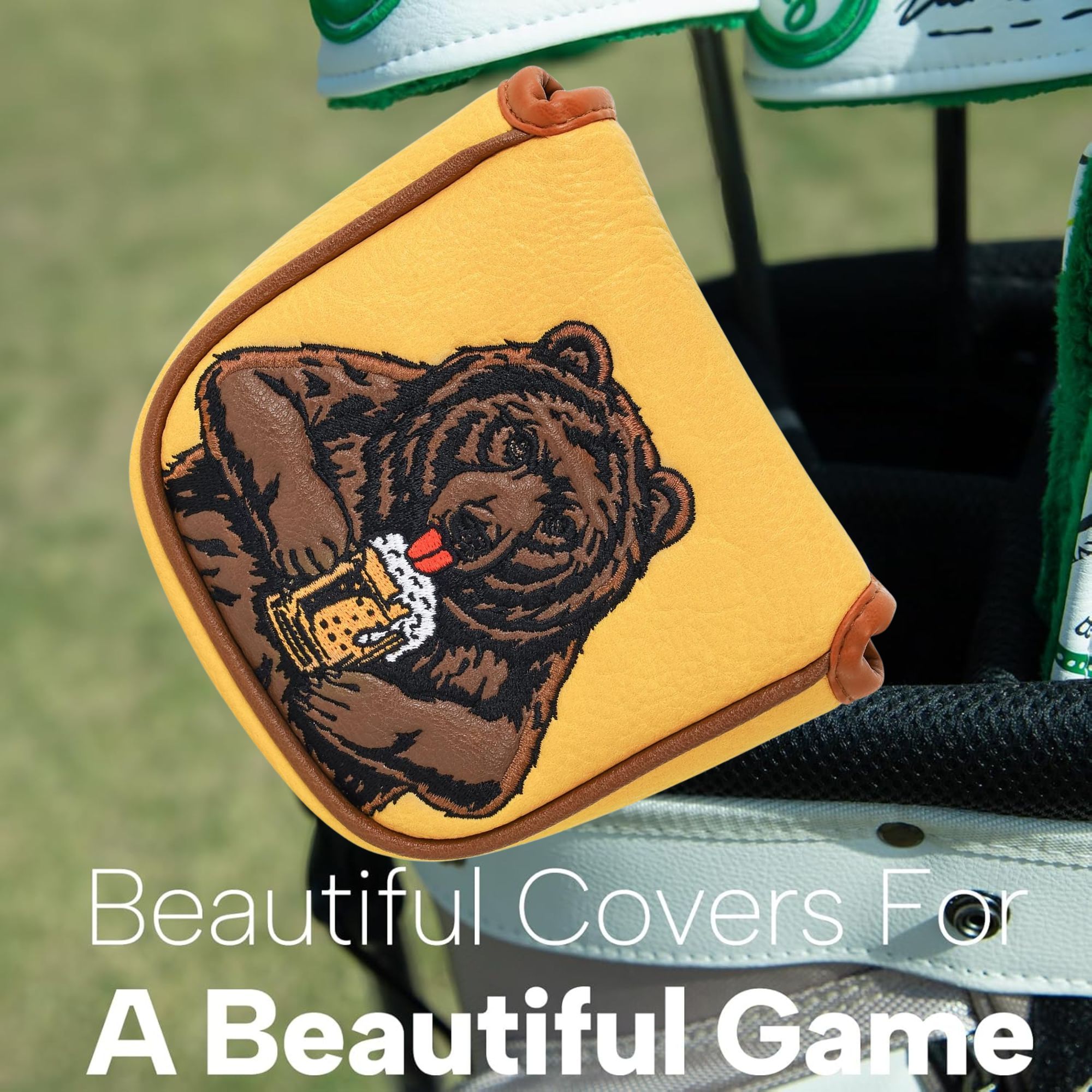 Golf Club Head Cover Golf Head – обзор и цена Beer & Wine Grab