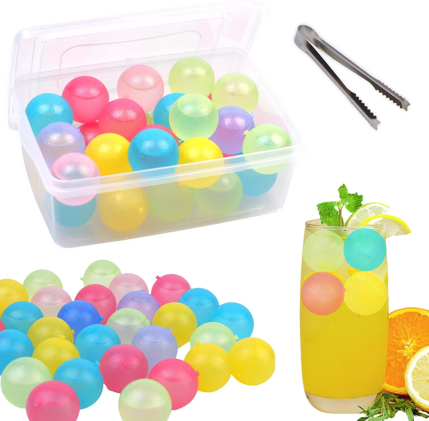24 Pack Reusable Ice Cubes wit – обзор и цена Wine Beer Images
