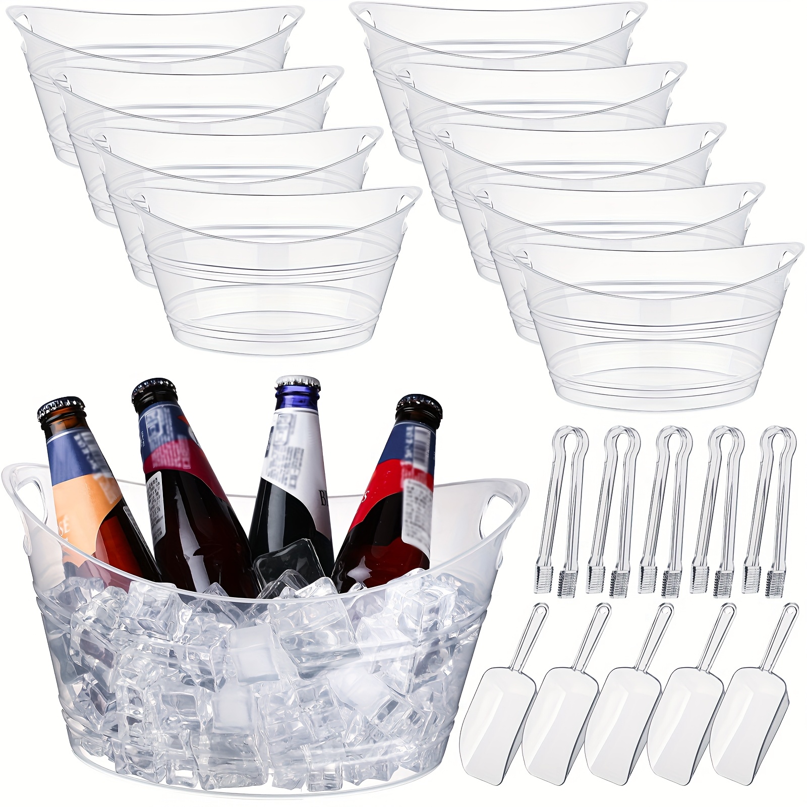 10-Piece Party Ice Bucket Set  – обзор и цена Wine Beer And More