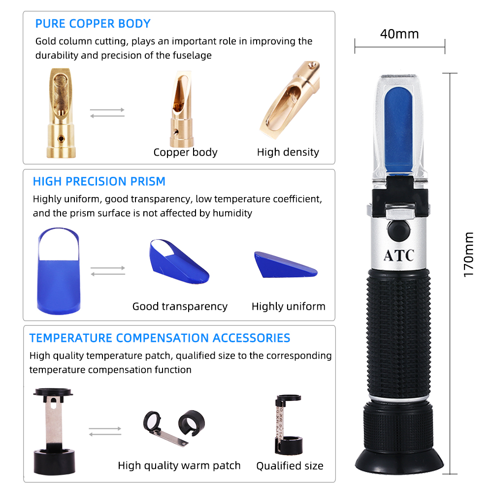 Refractometer Beer Wort Dual 0 – обзор и цена Wine N Beer