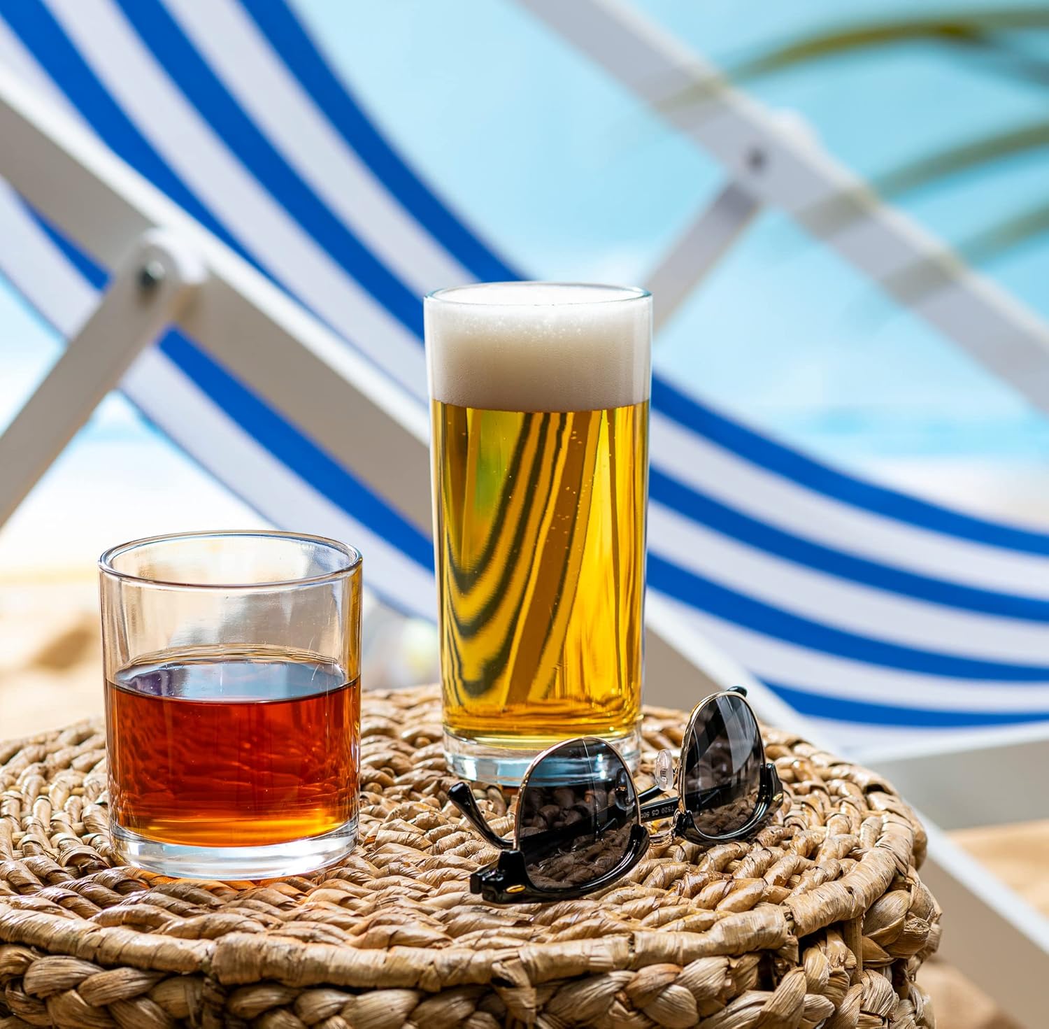 Drinking Glasses Set of 8 Hurr – обзор и цена Wine Beer Images