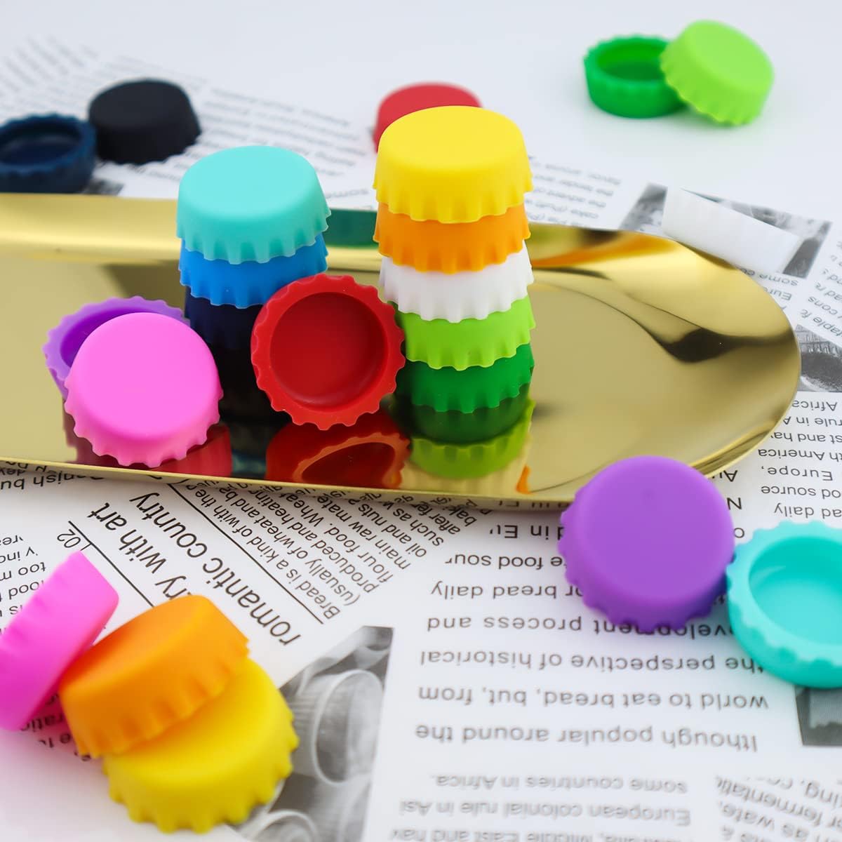 24 PCS Silicone Rubber Bottle  – обзор и цена Wine Beer Images