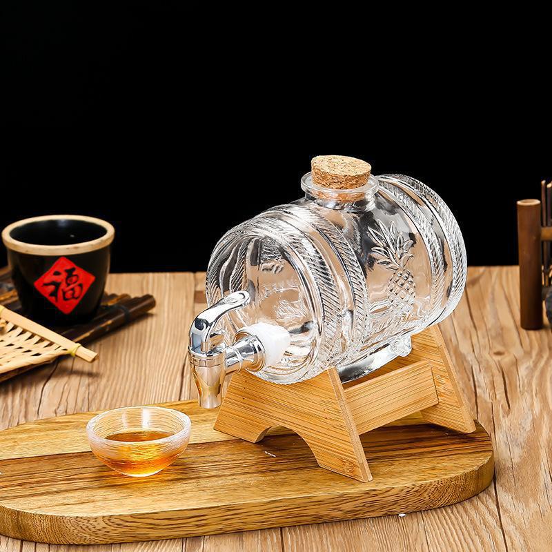 1L Glass Whiskey Barrel Wine B – обзор и цена Wine Beer Whiskey