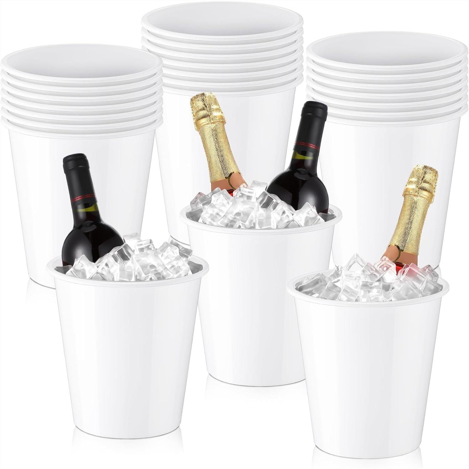 24 Plastic Ice Buckets for Par – обзор и цена Wine Beer Images