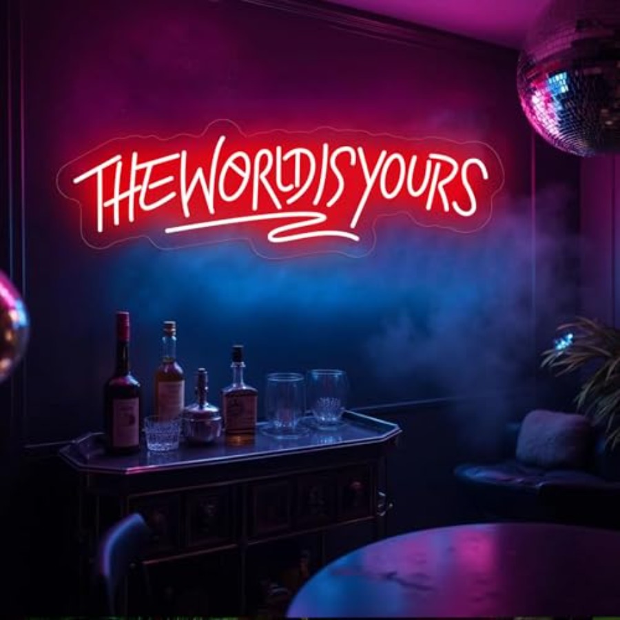 The World Is Yours Neon Sign f – обзор и цена Beer & Wine Grab