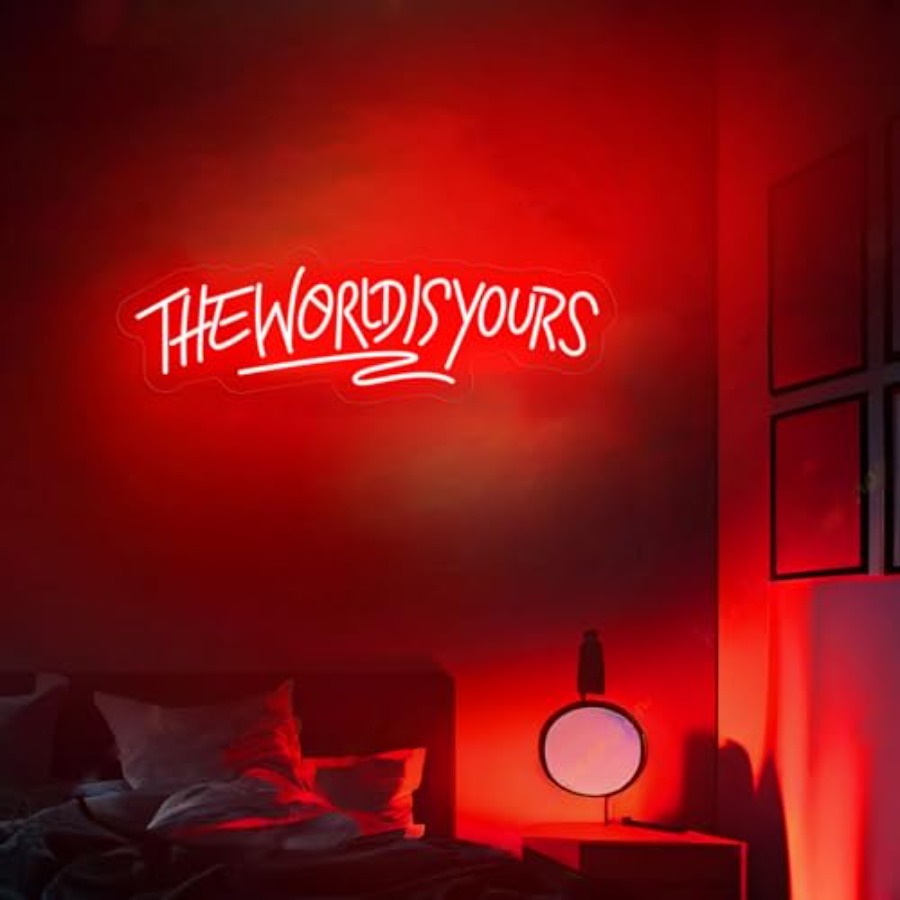 The World Is Yours Neon Sign f – обзор и цена Beer & Wine Grab