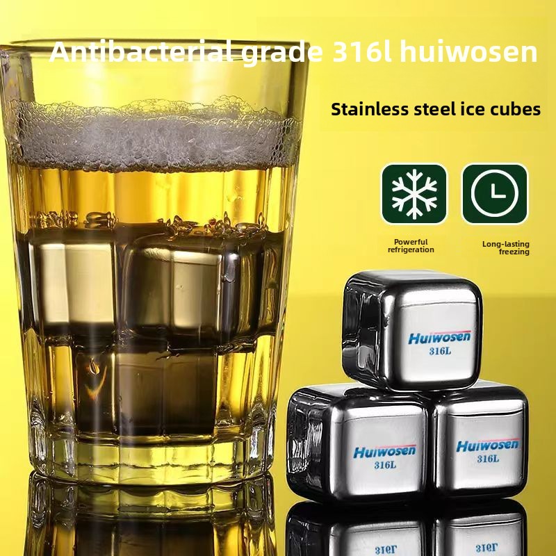 316 Stainless Steel Ice Cube R – обзор и цена Wine Beer Whiskey