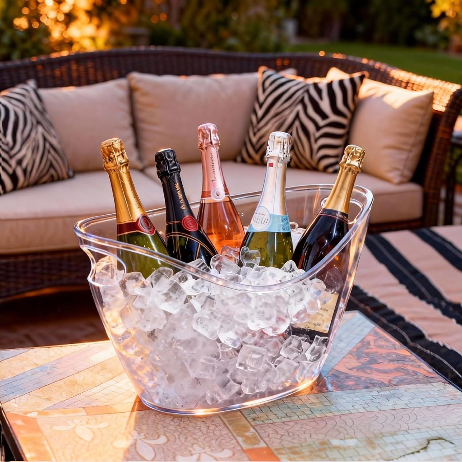 8L Clear Acrylic Ice Bucket fo – обзор и цена Wine Beer Images