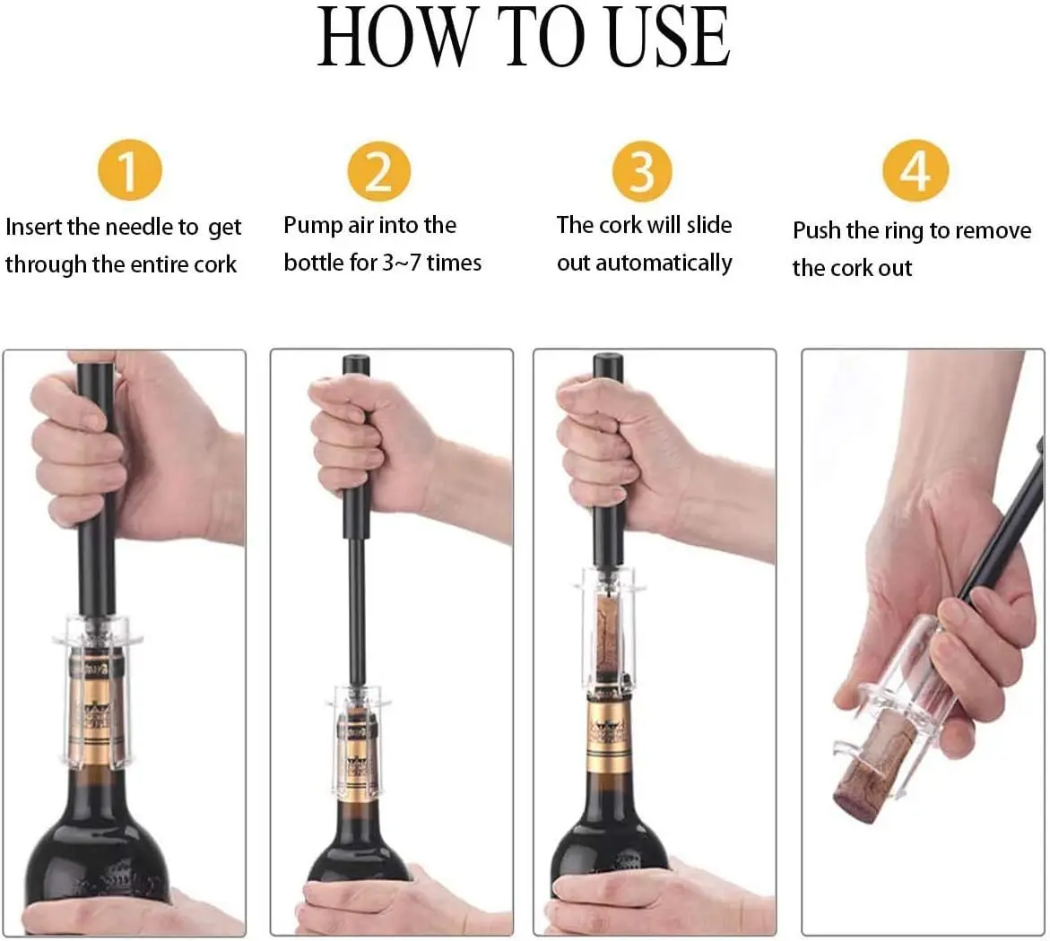 Air Pump Wine Bottle Opener Ai – обзор и цена Wine In Beer Bottle